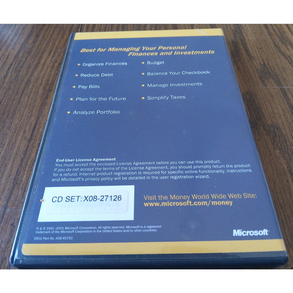 Microsoft Money 2002 Deluxe For Windows PC's - Picture 2 of 4